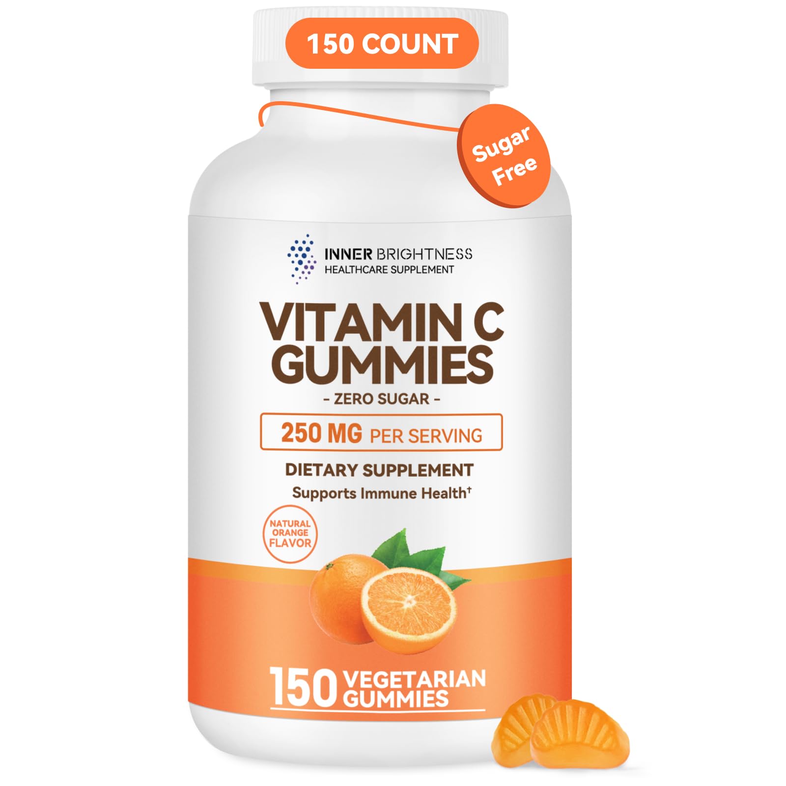 Hero image of Zero Sugar Vitamin C Gummies with 250 mg serving size