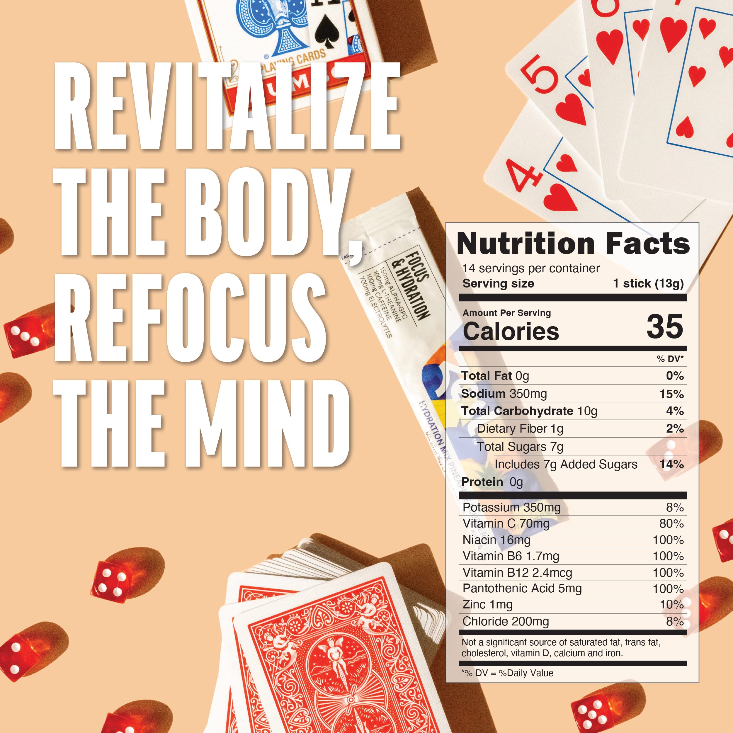 Zest 14-stick box on a desk for daily energy and focus.