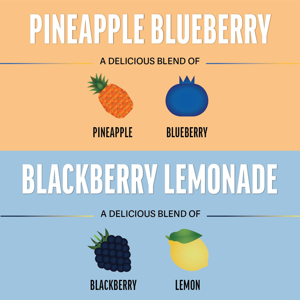 Zest compact travel packaging designed for on the go hydration and focus