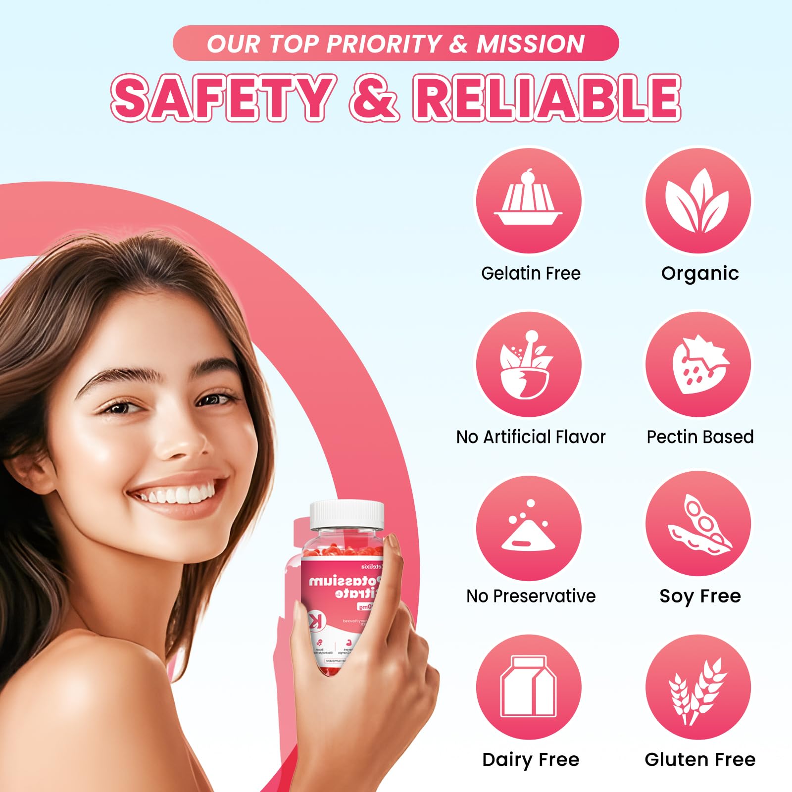 Vegan and organic icons on Zetelixia packaging