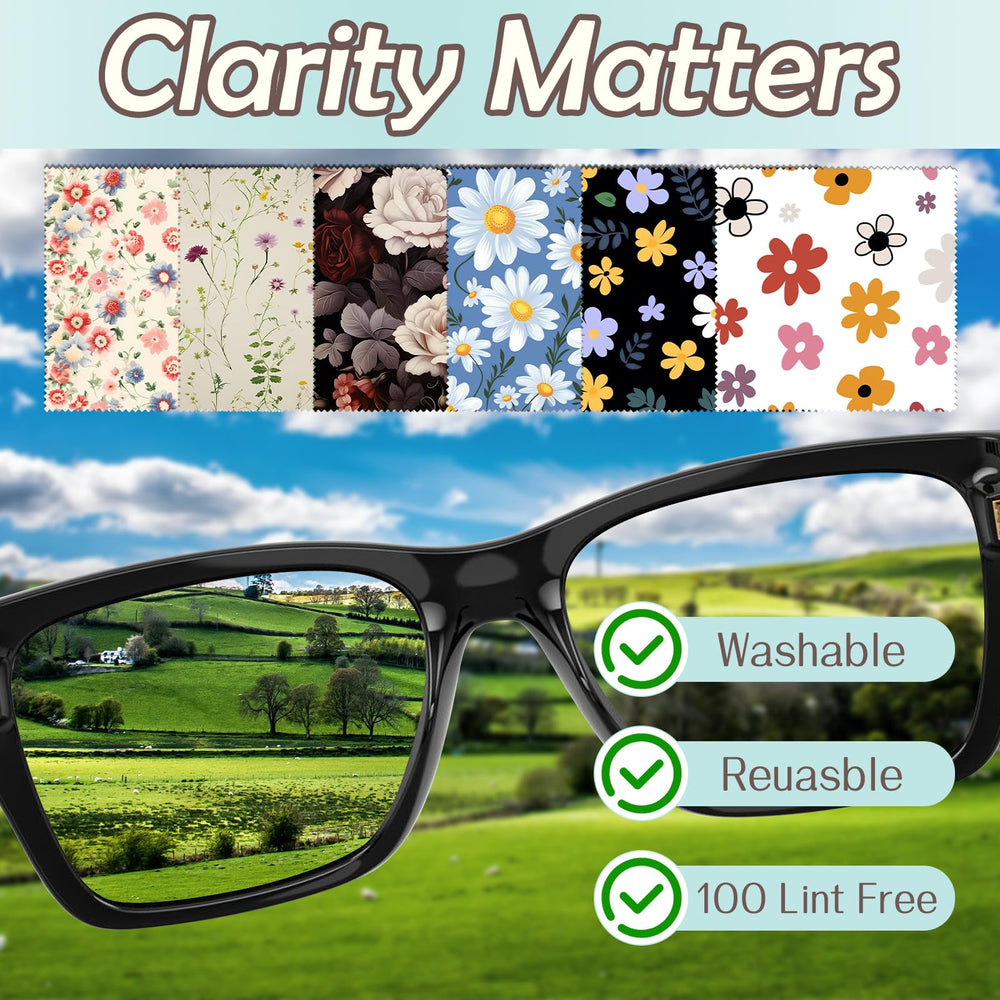 Multi-purpose microfiber cloth for glasses, phones and camera lenses