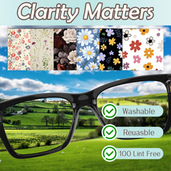 Multi-purpose microfiber cloth for glasses, phones and camera lenses