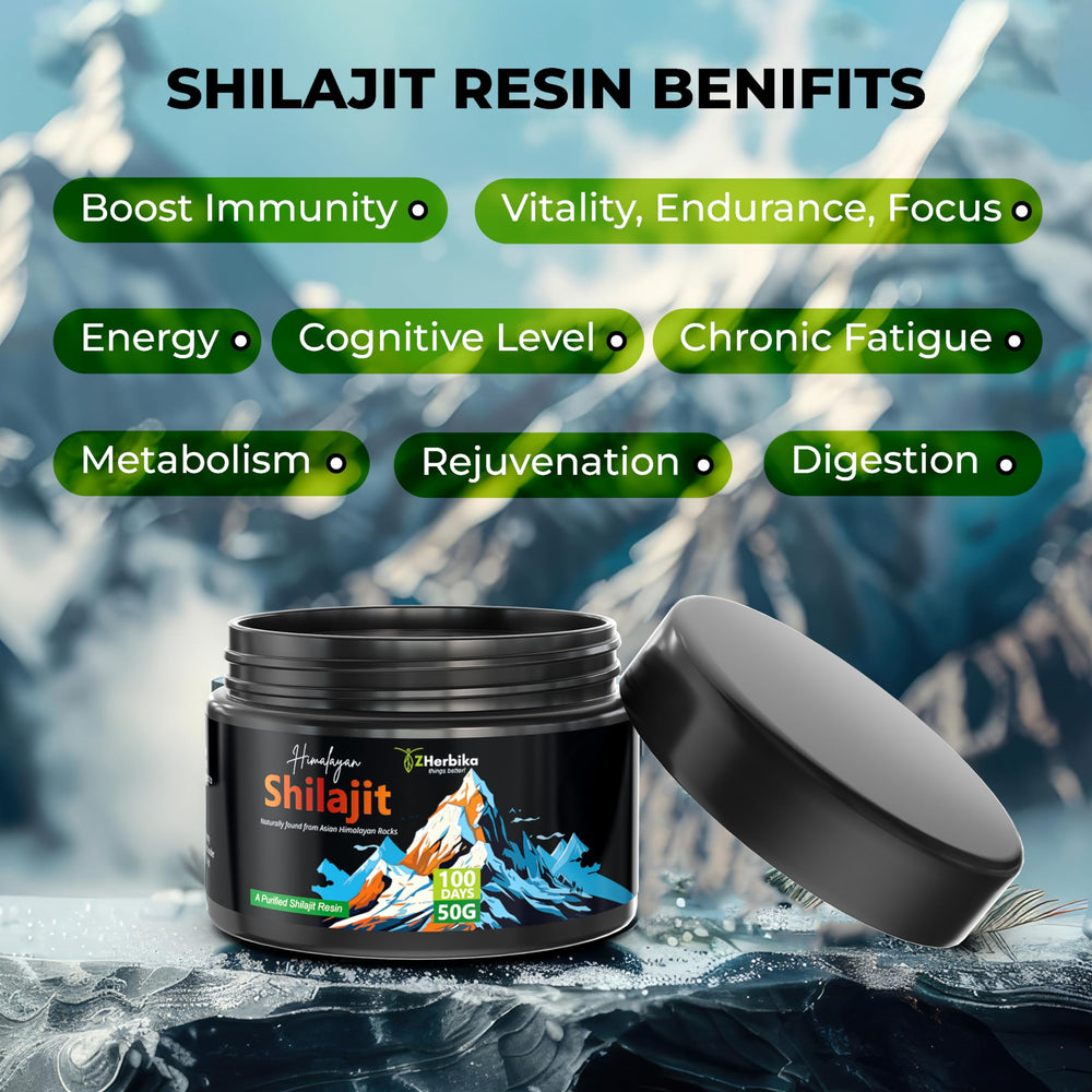 Shilajit Resin packaging and label