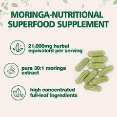 Moringa Oleifera 30:1 concentrate 700mg per serving