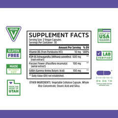 Close-up of Zhou Calm Now capsules