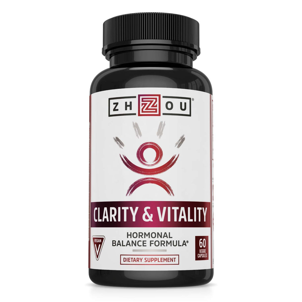 ZHOU Clarity & Vitality 50 mg DHEA bottle label