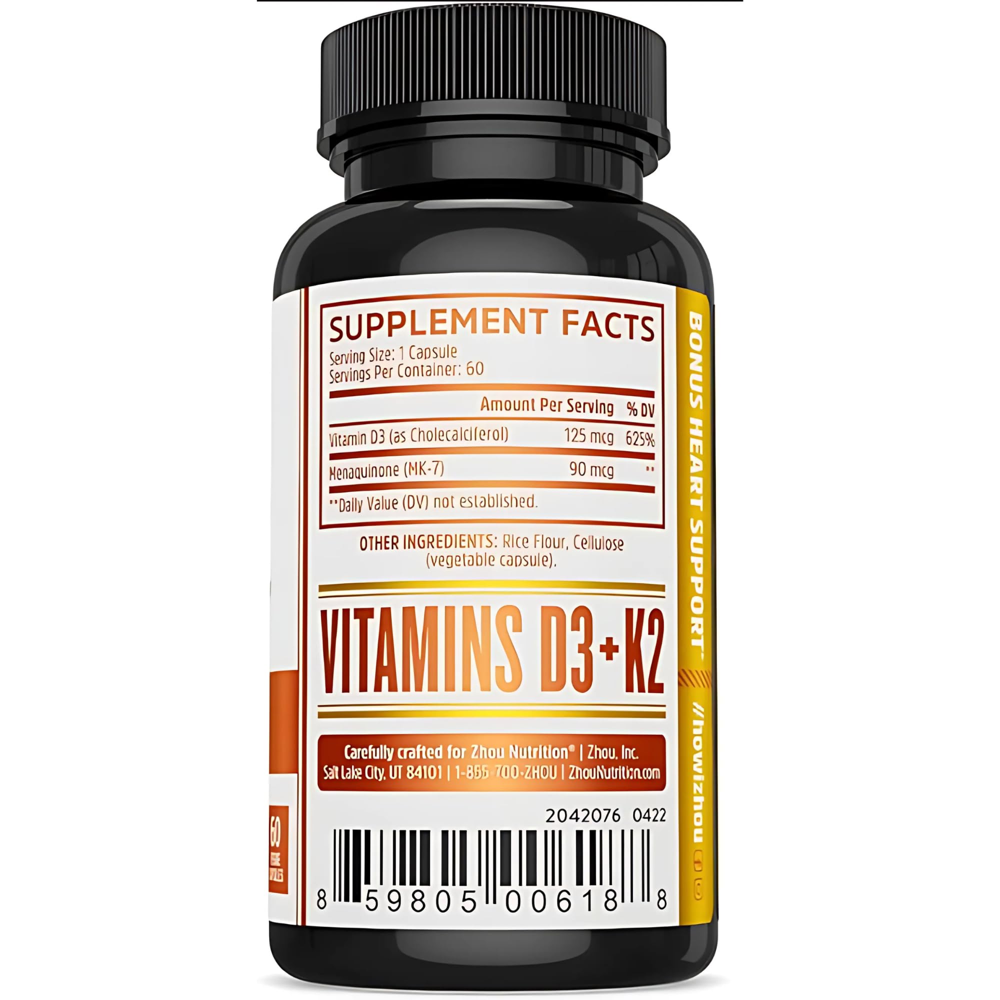 Bundle packaging featuring two 60-capsule bottles