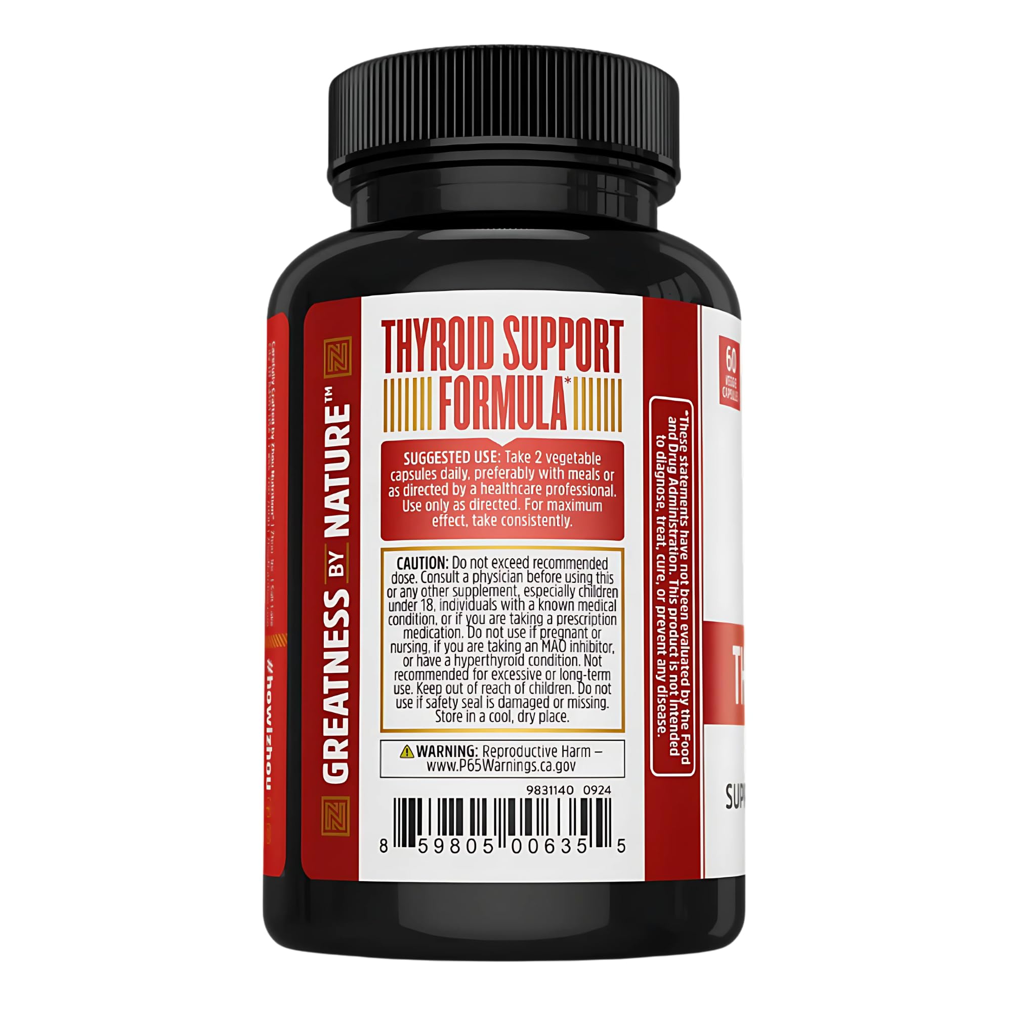 Health and metabolism imagery related to thyroid and vitamin D