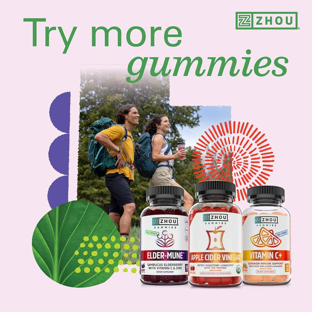 Active adults taking Zhou D3+K2 gummies
