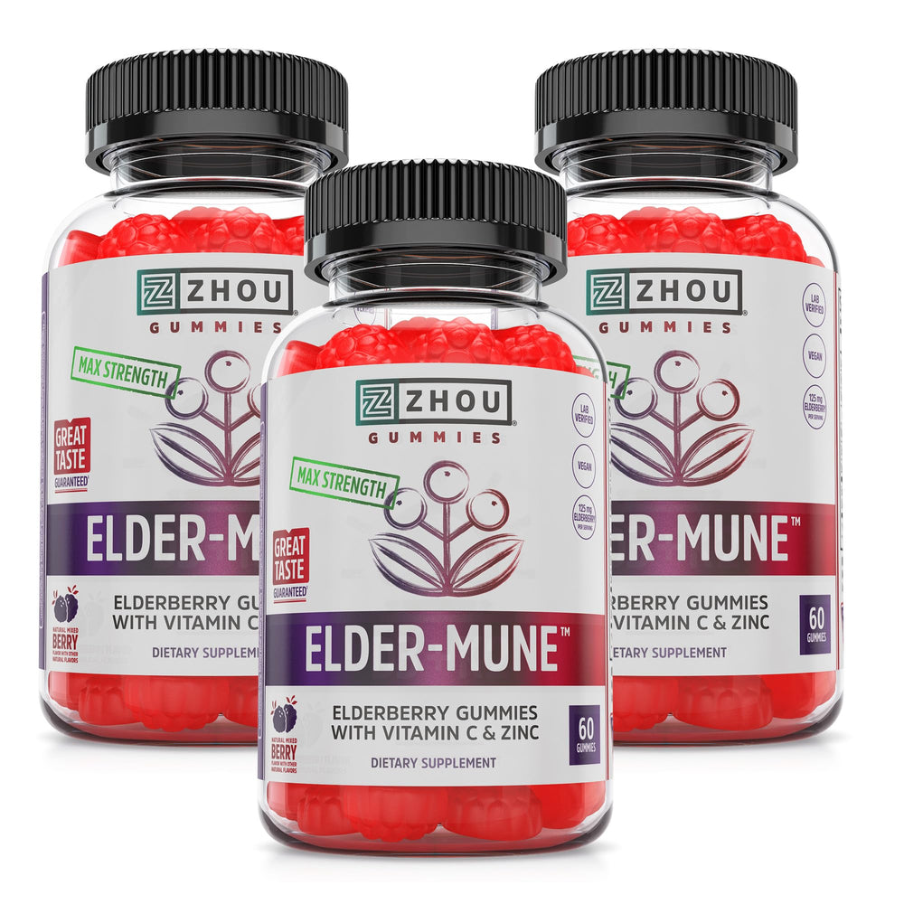 ZHOU Elder-Mune Gummies bottle front view