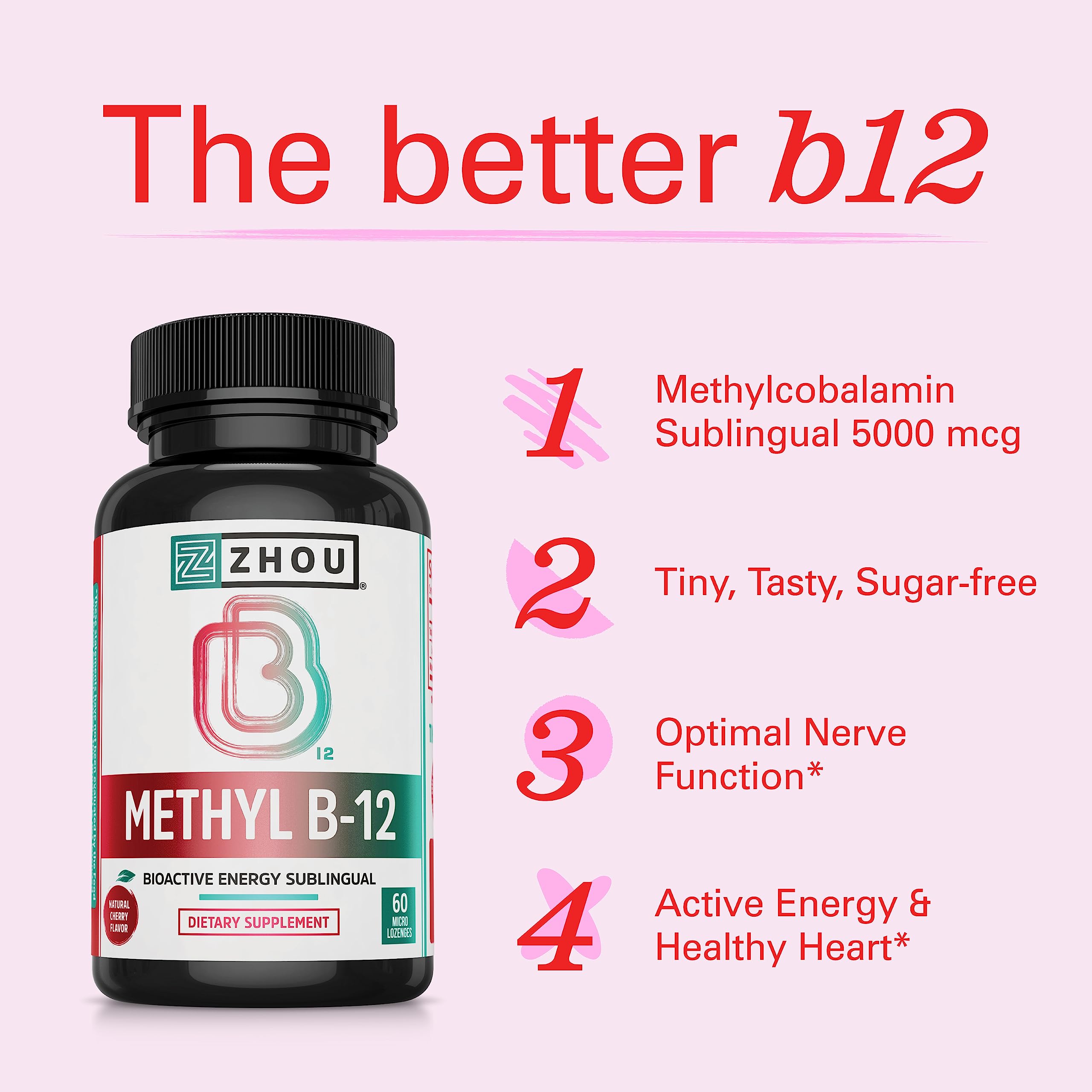 Label showing 5000 mcg methylcobalamin