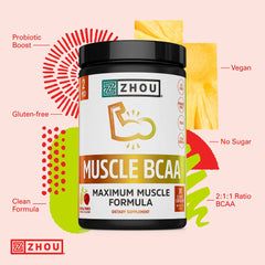 Zhou Nutrition vegan BCAA bottle