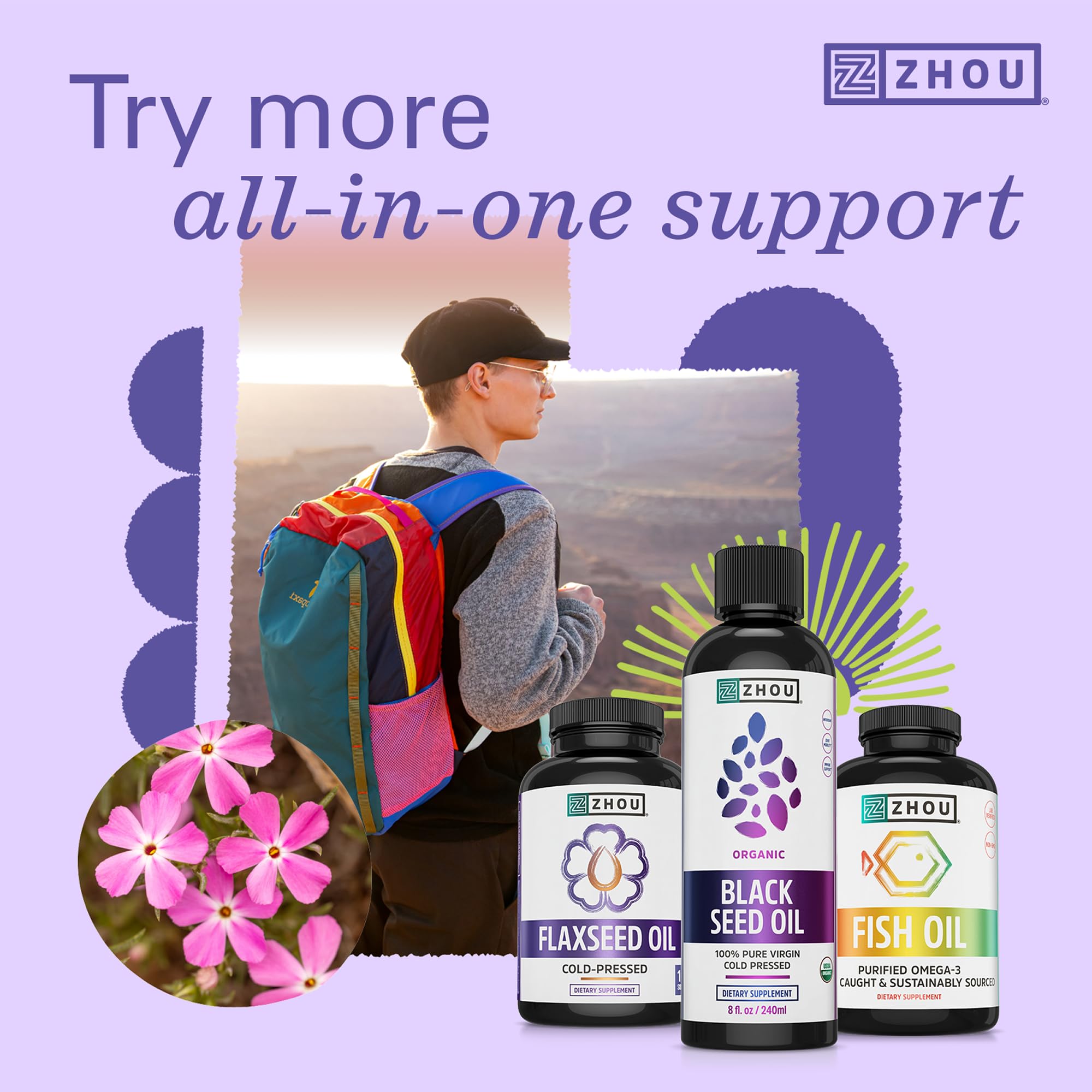 ZHOU Omega-rich Black Seed Oil liquid suitable for versatile uses