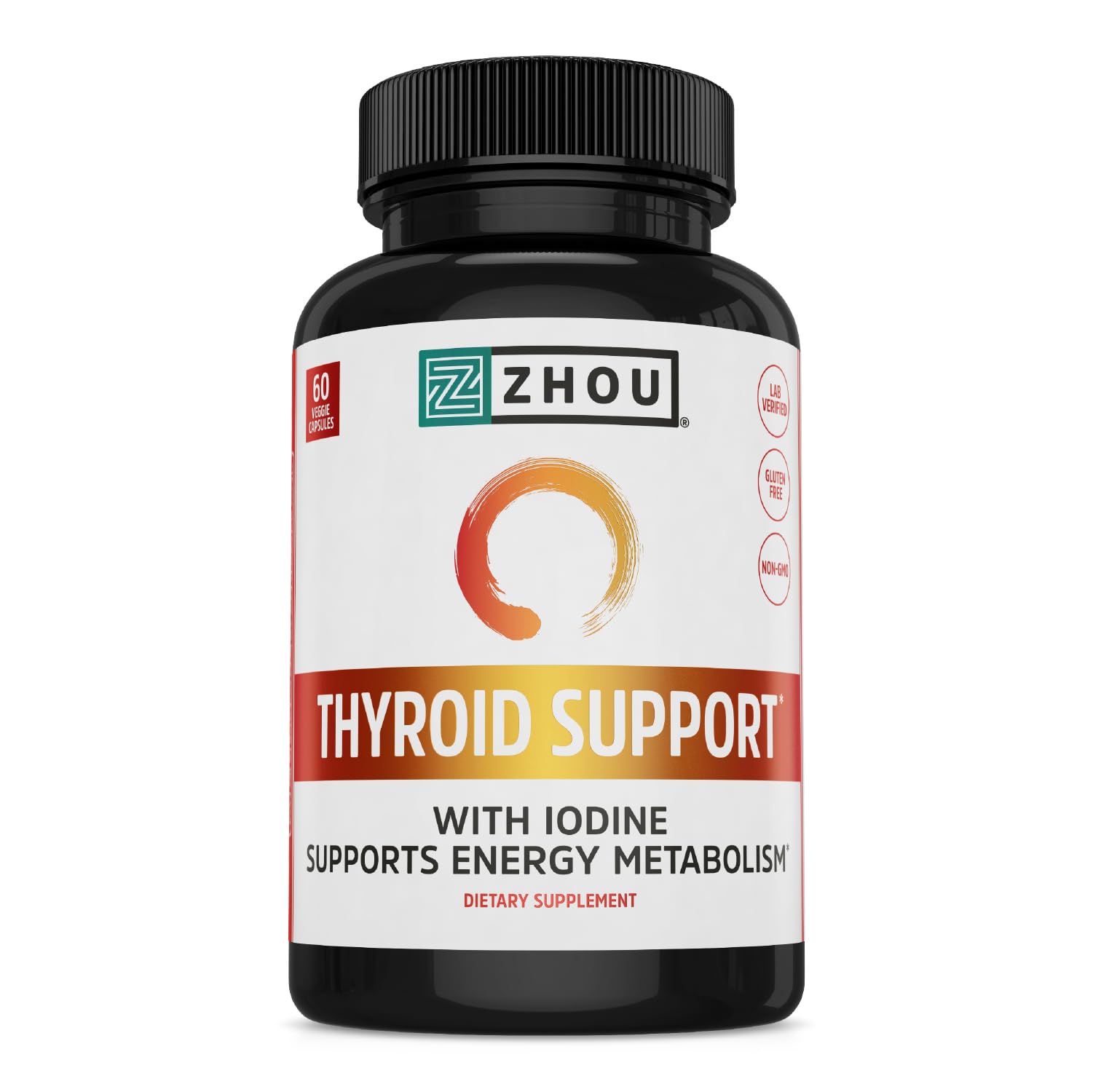 Zhou Thyroid Support bottle and label