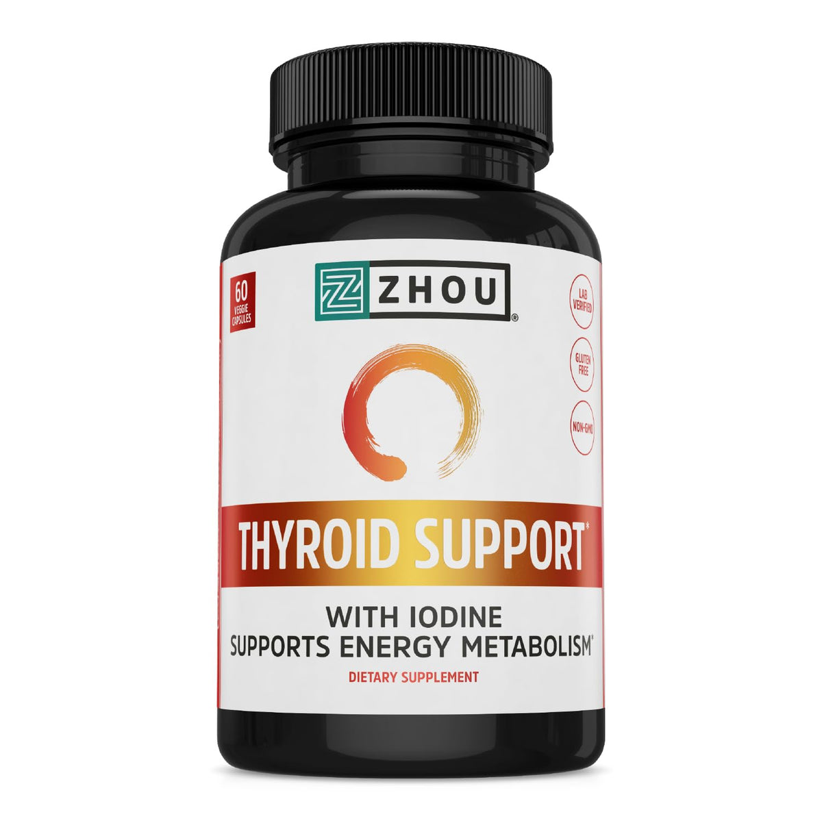 Zhou Thyroid Support bottle and label