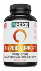 Bottle of Zhou Thyroid Support capsules