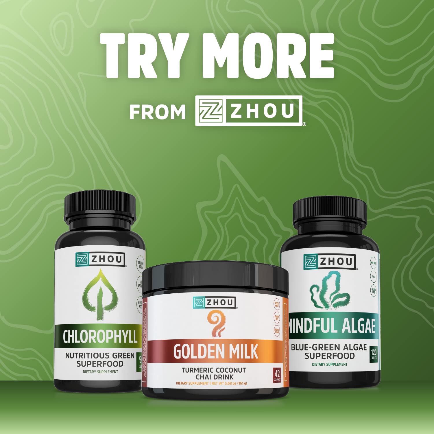 Nutritional benefits of Zhou Total Greens: fiber and vitamin A