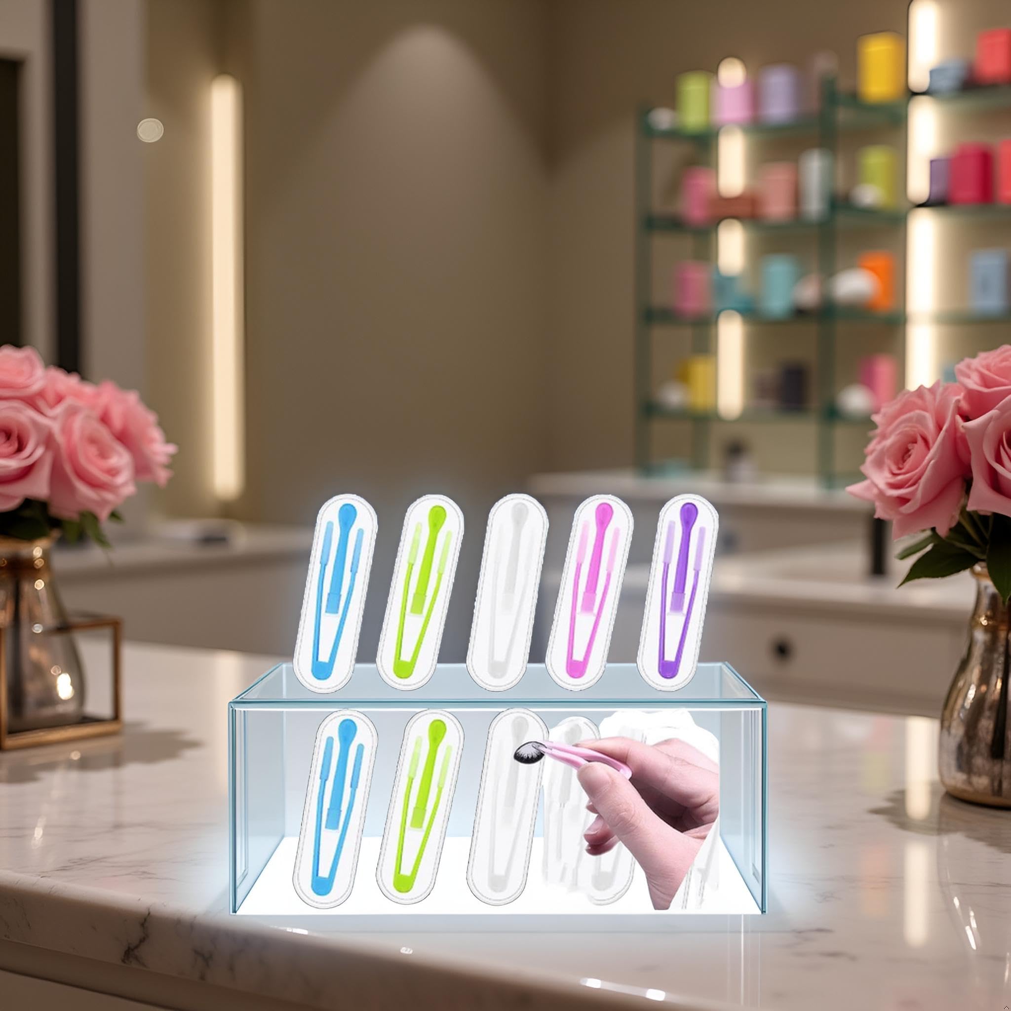 Close-up of soft-tip contact lens remover from the Zhuluck set