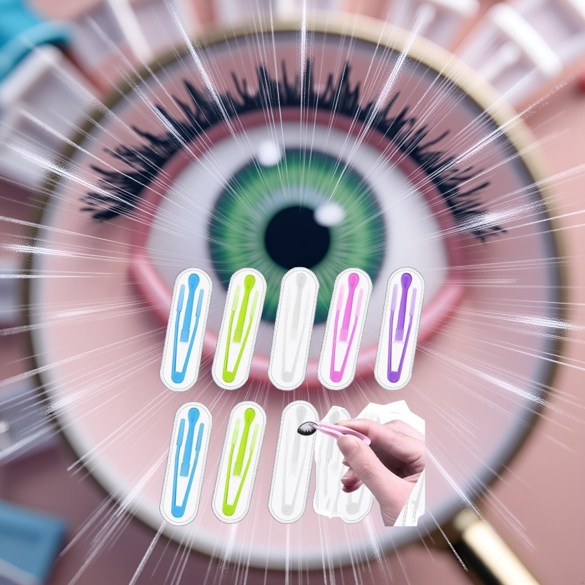 Soft-tip applicator designed for safe lens handling