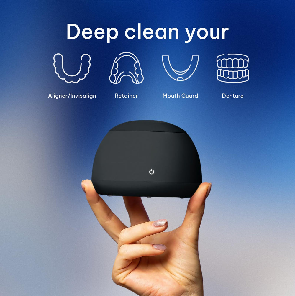 Retainer inside Zima Dental Pod for deep cleaning