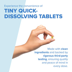 Zinc 25 mg and Vitamin D3 5000 IU immune support tablets for men and women