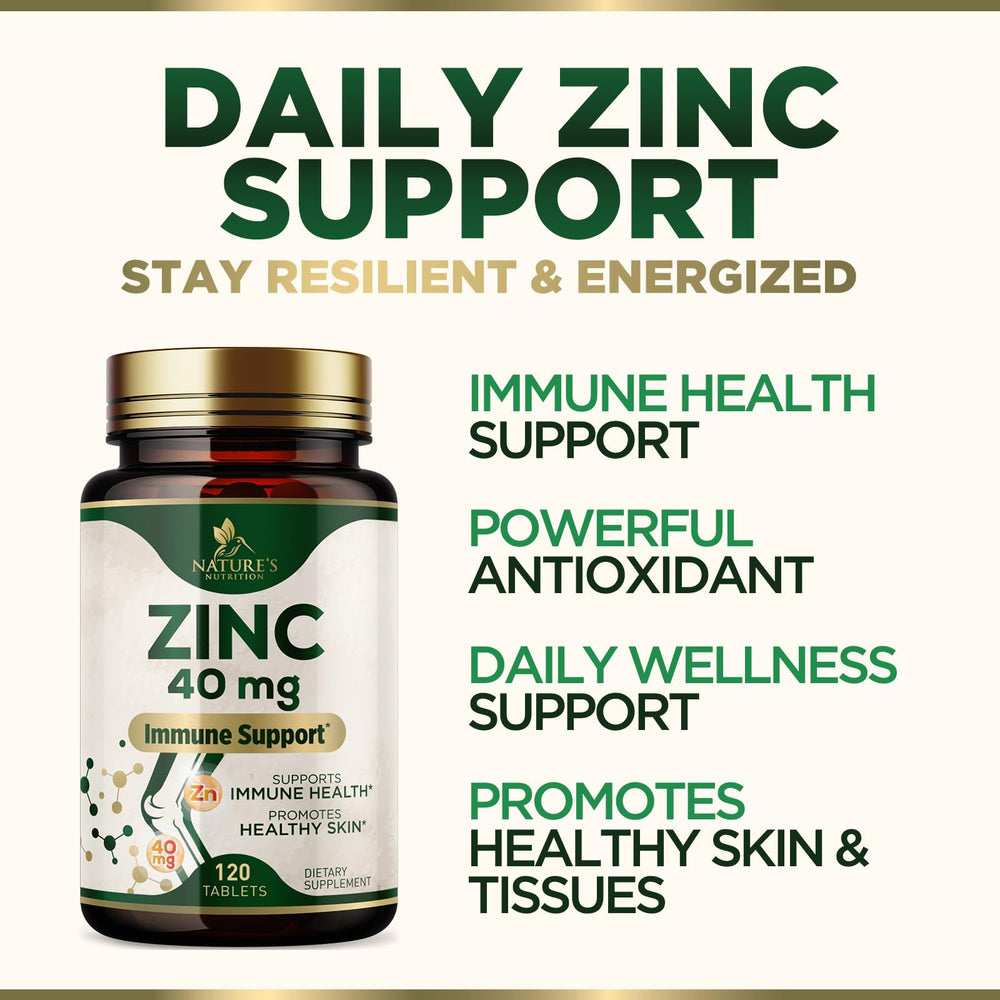 Graphic illustrating zinc's antioxidant support