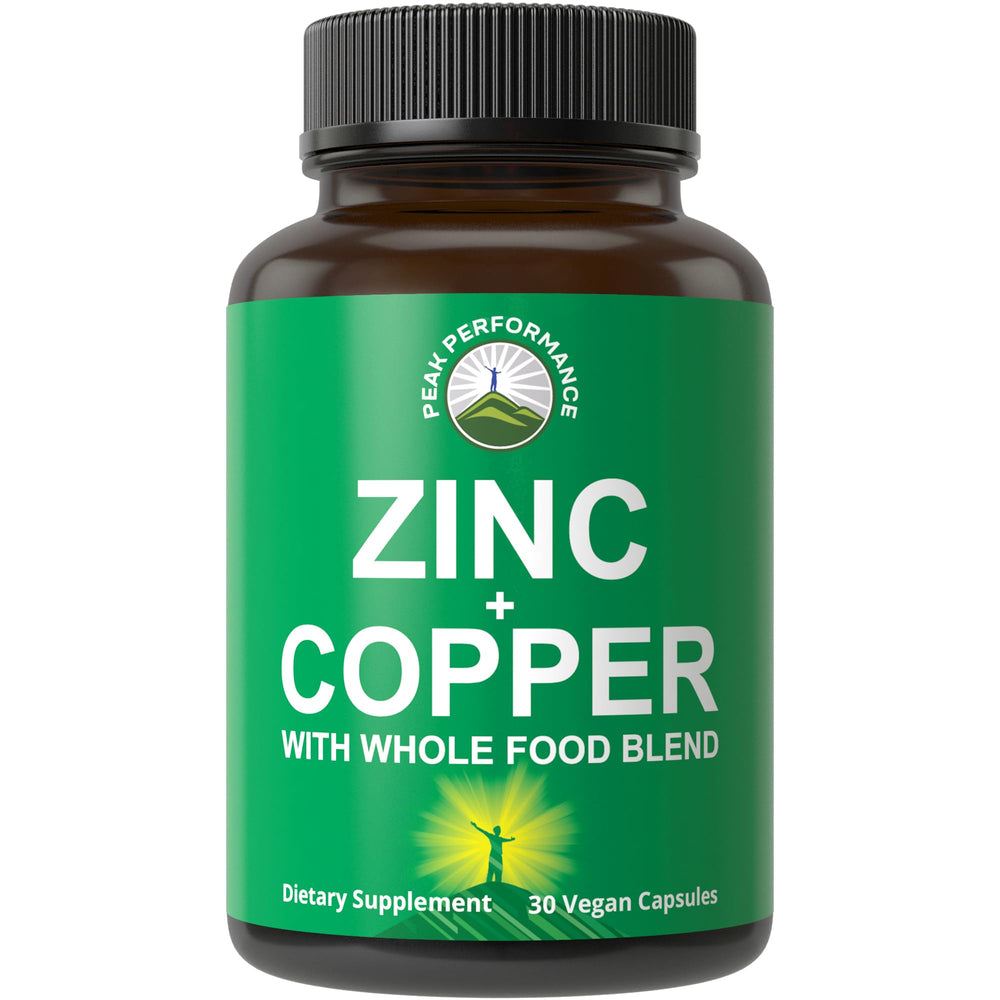 Zinc with Copper Whole Food Blend ingredients diagram