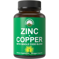 Zinc with Copper Whole Food Blend ingredients diagram