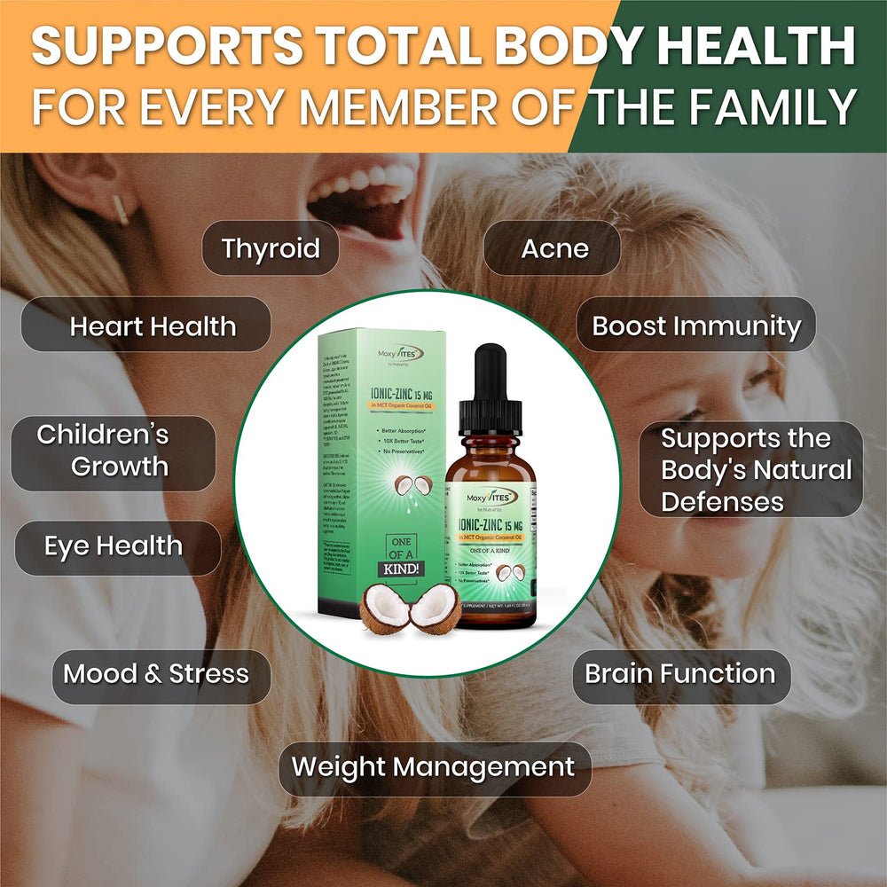 Close-up of zinc drops bottle with dropper