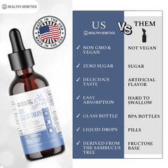 Close-up of dropper dispensing zinc liquid