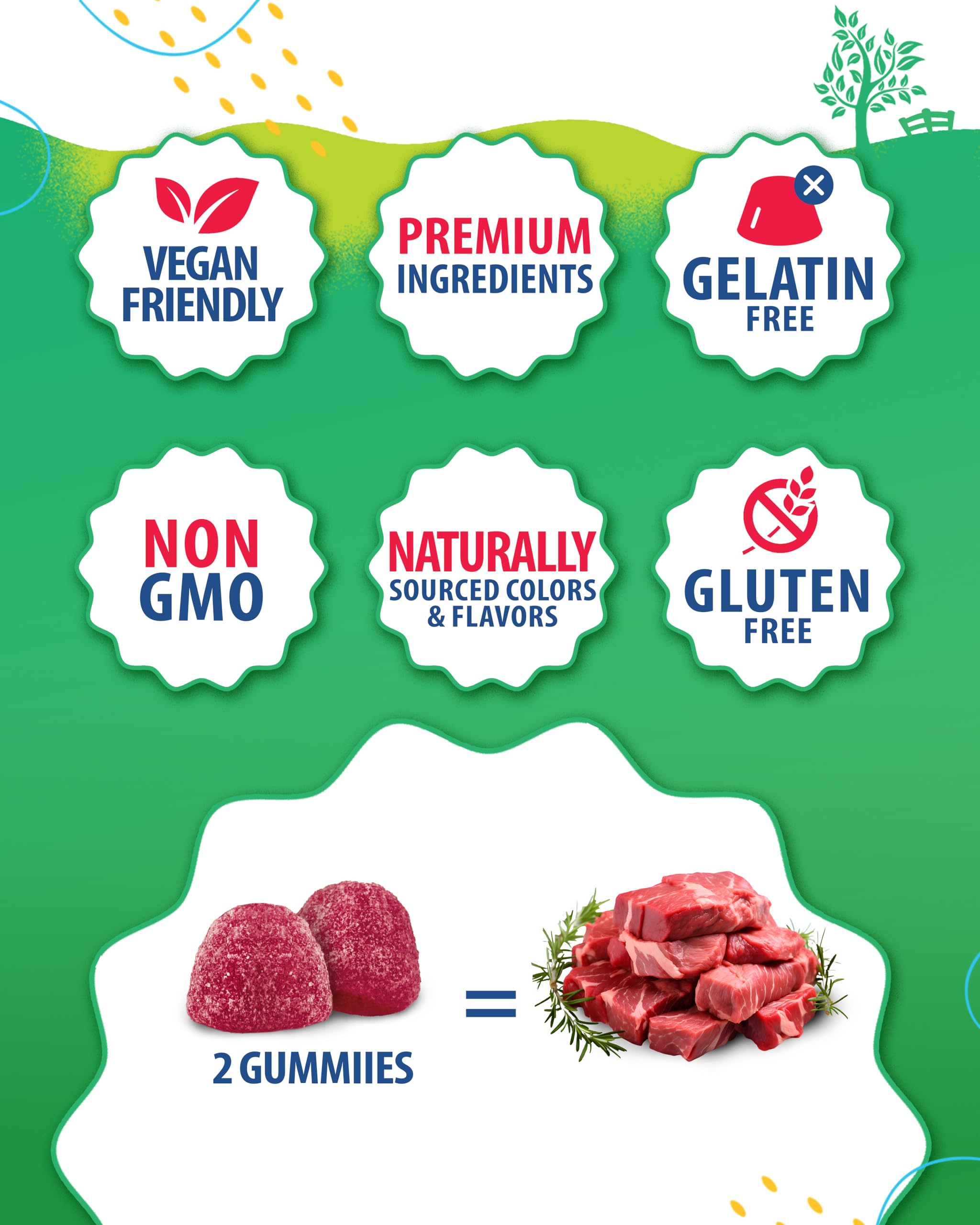 Two bottles in a 2-pack Zinc Gummies for Kids