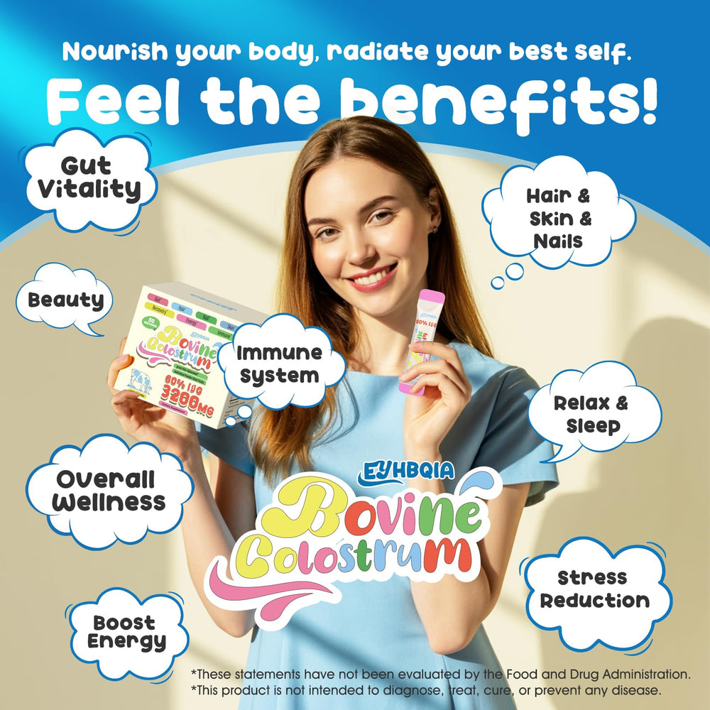 Zinc and lactoferrin in colostrum powder