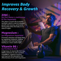 Supplement label highlighting B6, B12, D3 and turmeric