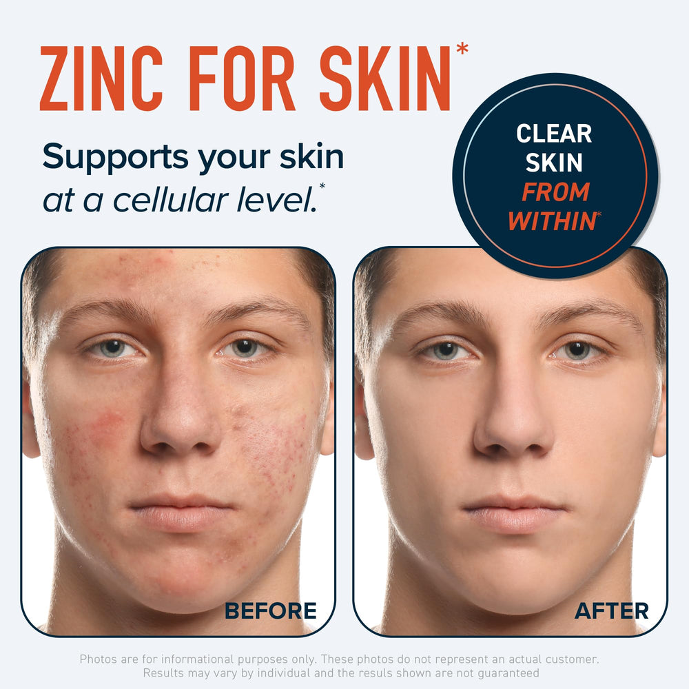 Illustration of zinc, copper, and vitamin B6 ingredients