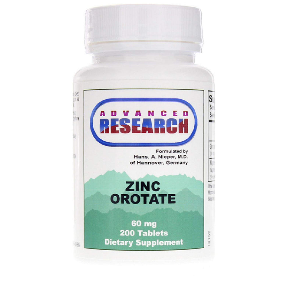 Zinc Orotate 60 mg 200 tabs bottle - Pack of 2 product image