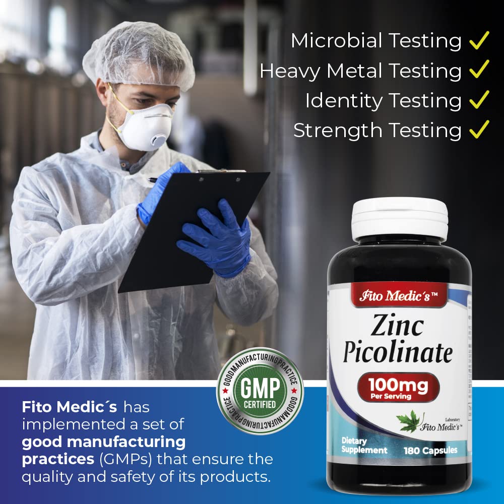 Ultra high absorption Zinc Picolinate capsules