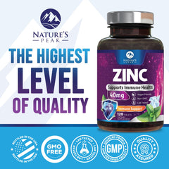 120-day supply packaging for zinc 40mg supplement