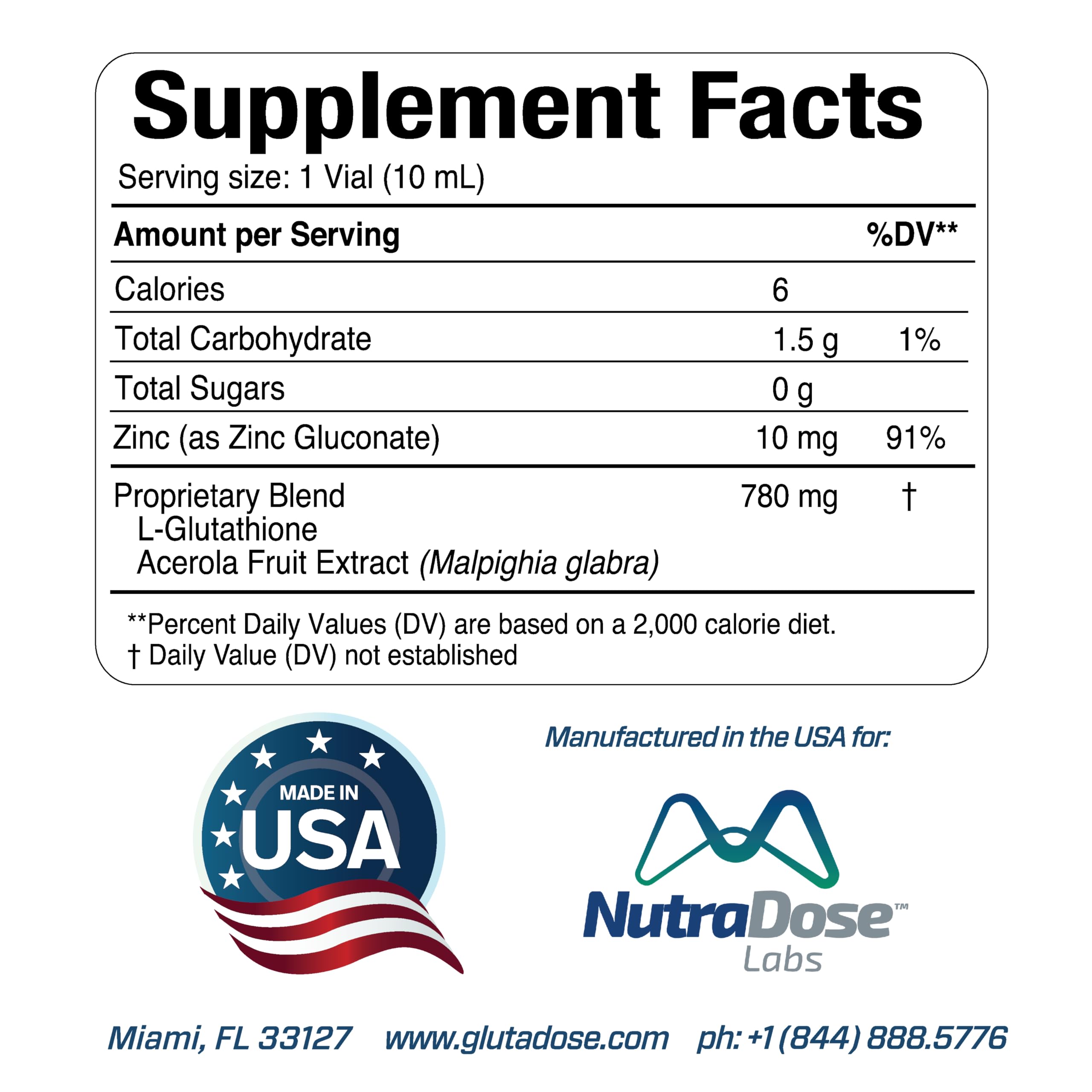 Zinc and vitamin C immune defense liquid supplement
