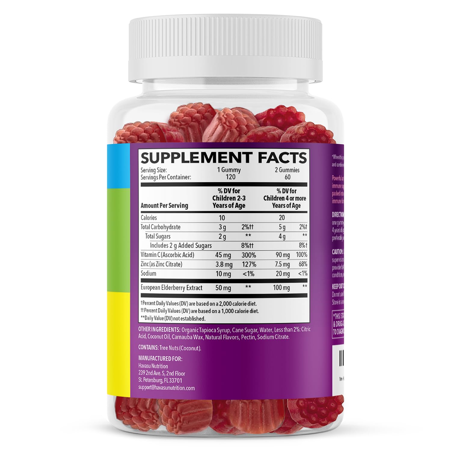 Zinc and vitamin C for immune support