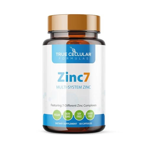 Zinc7 daily immune support bottle with 60 vegan capsules