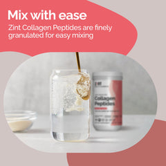 Ingredients panel for Zint Collagen Peptides Powder