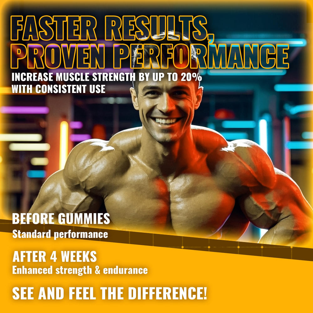 Close-up of Zipvit Creatine Monohydrate Gummies texture