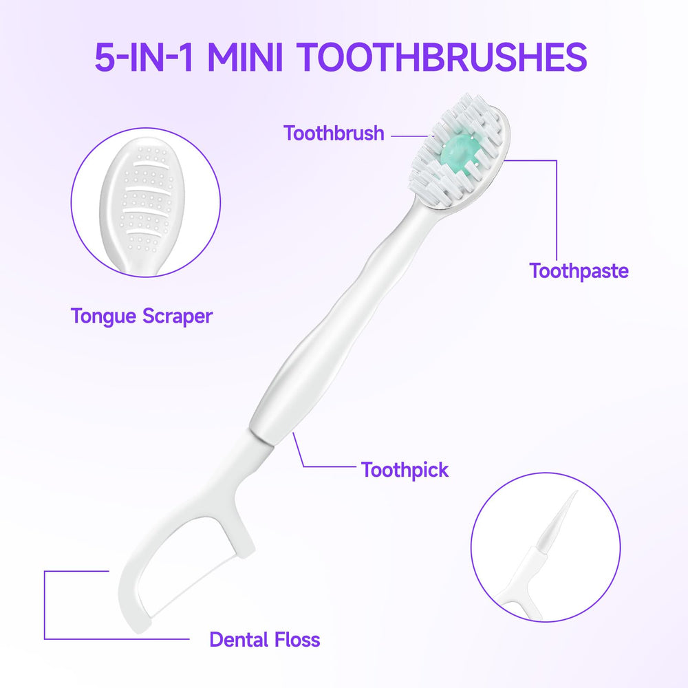 Foldable toothpick feature for safety
