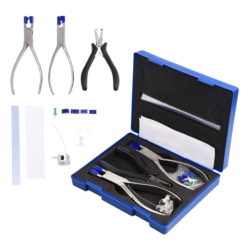 ZJchao rimless glasses repair kit with blue case