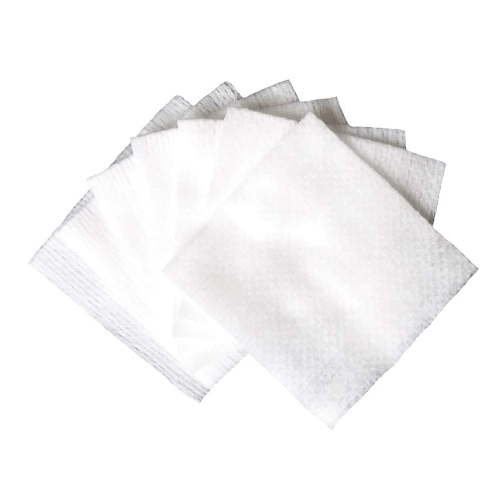 Finger wrapped with soft cotton gauze for baby oral care