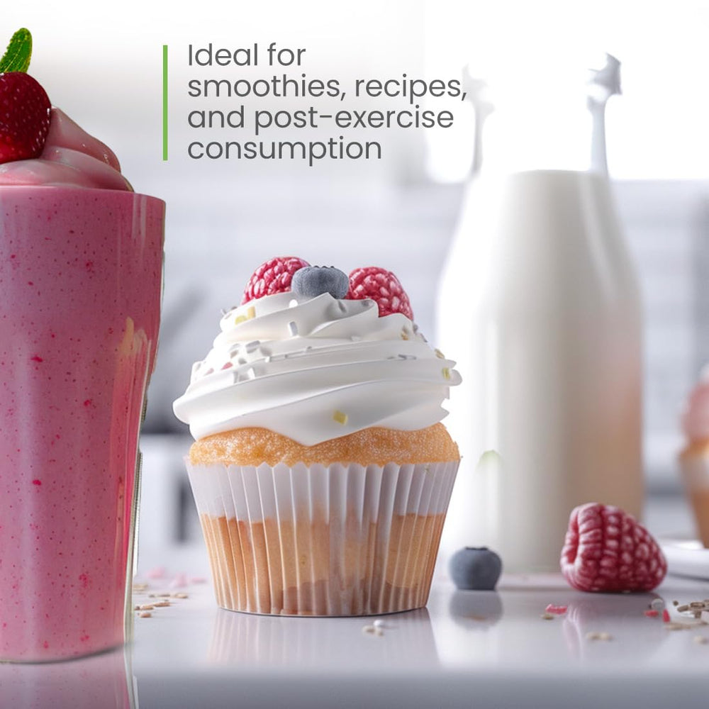 Z Natural Foods whey protein scoop included for precise servings