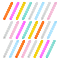 Zofunny 24-pack travel toothbrush cases in seven colors
