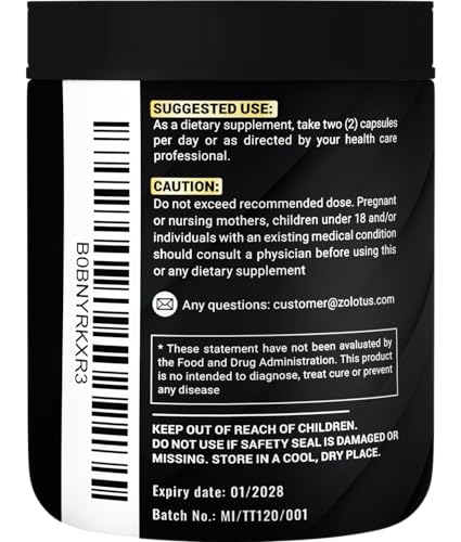 Graphic showing Tribulus Terrestris, Maca, Panax Ginseng and other ingredients