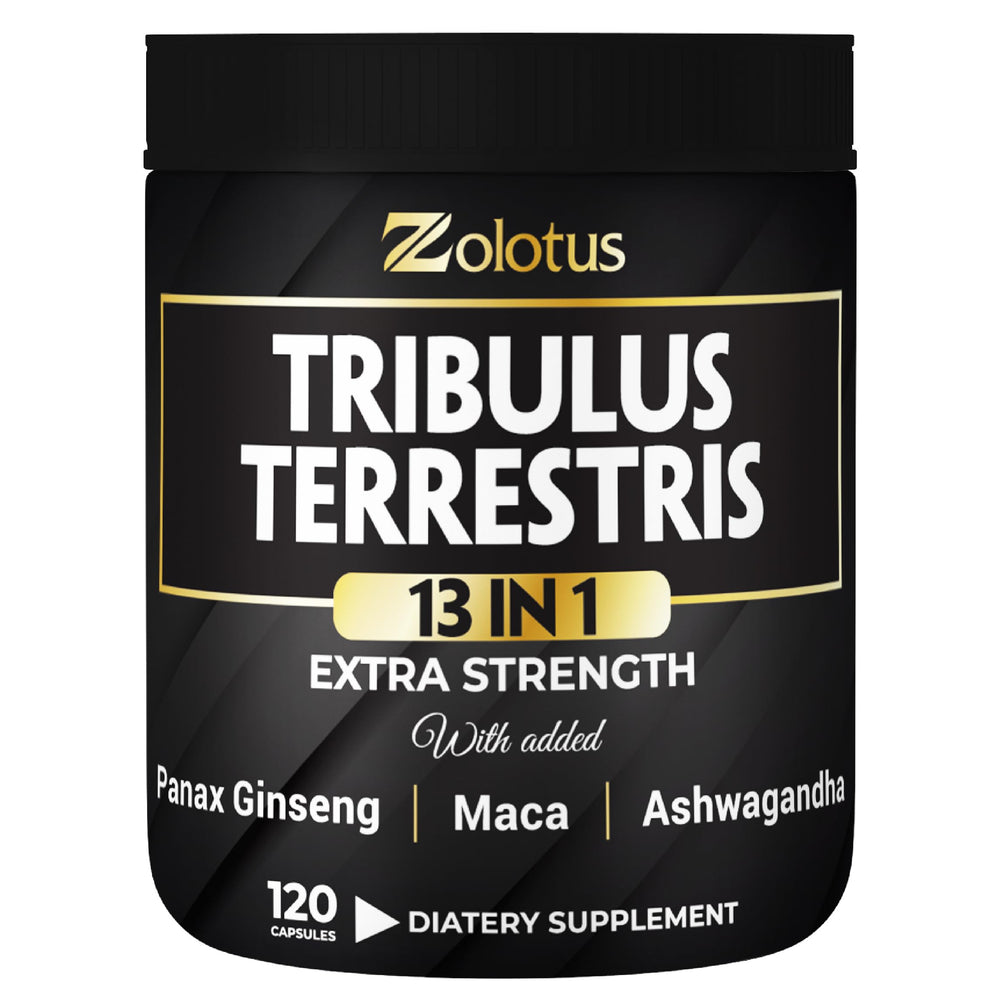 Zolotus 13in1 Tribulus capsules bottle - front view