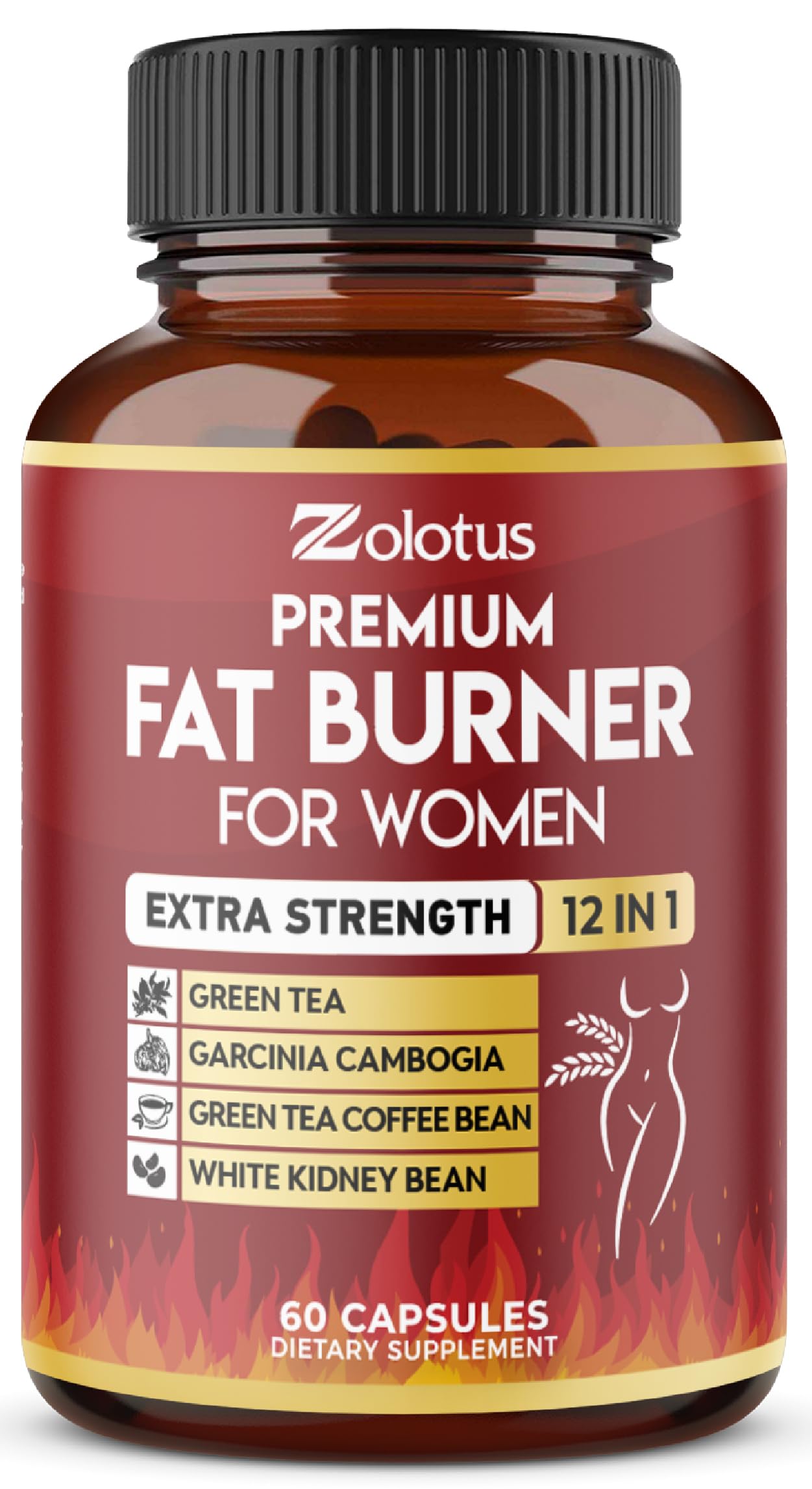Zolotus premium weight loss pills front label